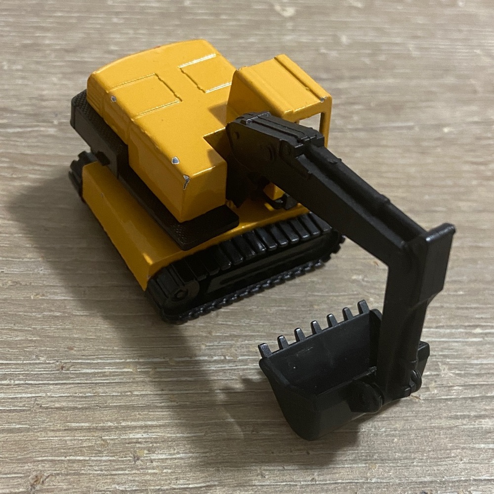 Vintage Majorette Construction Excavator Pelle Mecanique - Plastic 1/100 3"